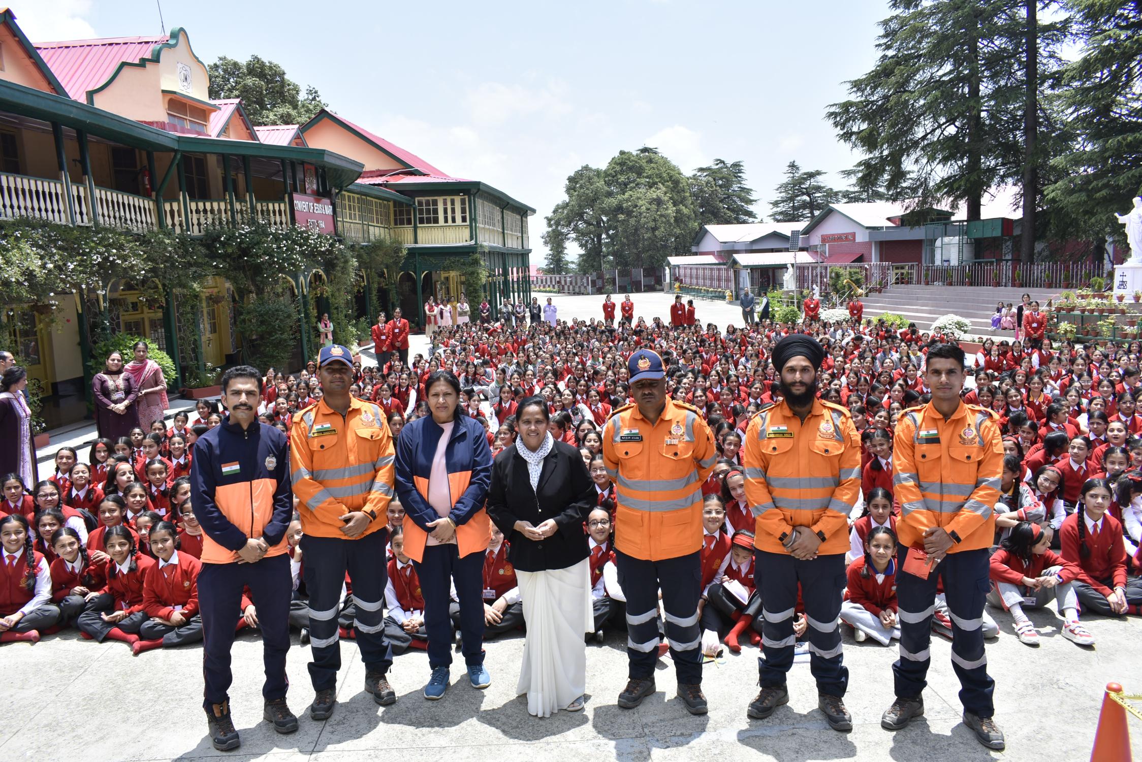 A Mock Drill and Demonstration on Disaster Management