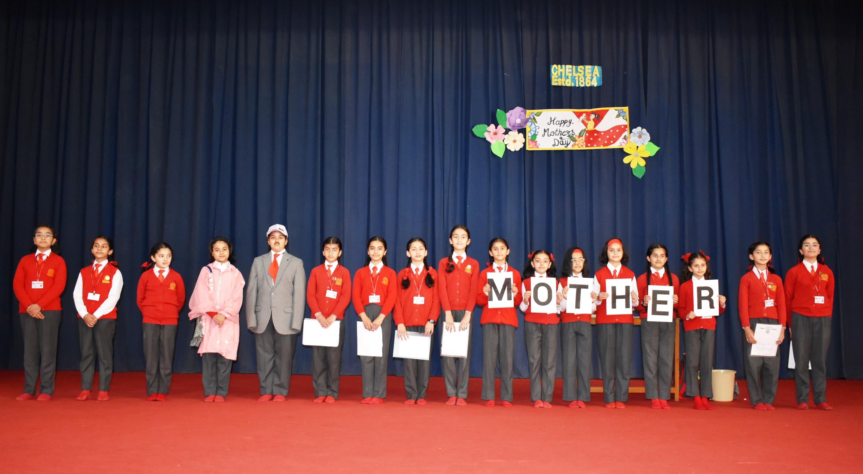 A SPECIAL ASSEMBLY ON MOTHER'S DAY (I-V)