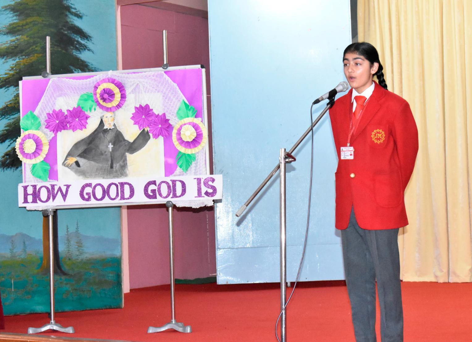 AN INTER- HOUSE JUST-A-MINUTE COMPETITION (VI-VIII)