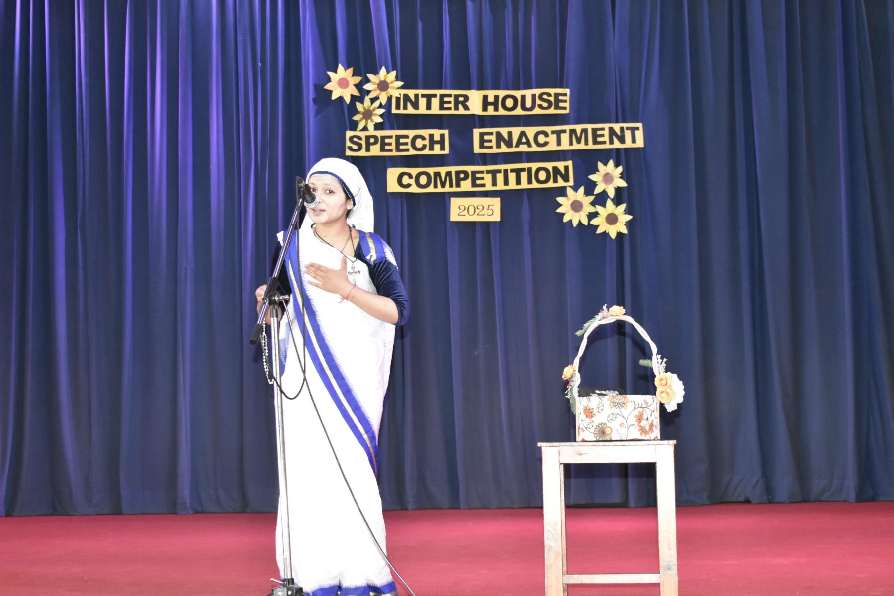 AN INTER-HOUSE SPEECH ENACTMENT COMPETITION (VI-XII)