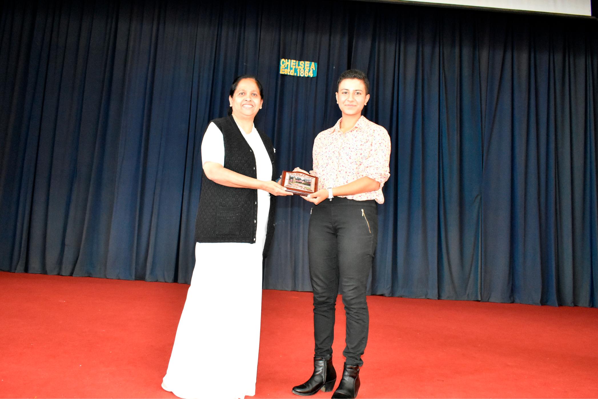 INSPIRING EXCELLENCE: A VISIT BY ALUMNA DEVIKA KAINTHLA