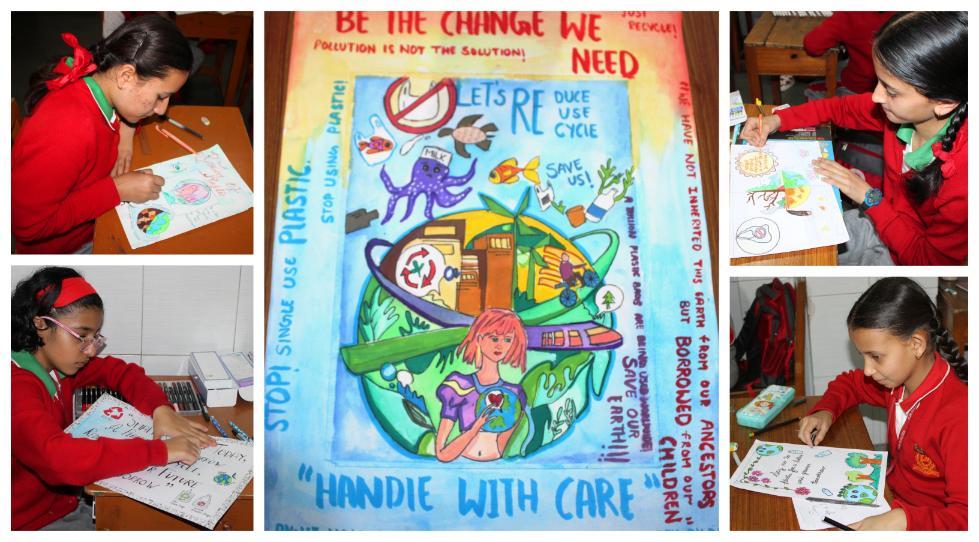 AWARENESS ACTIVITY ON 'SAY NO TO PLASTIC' (VI-XII)