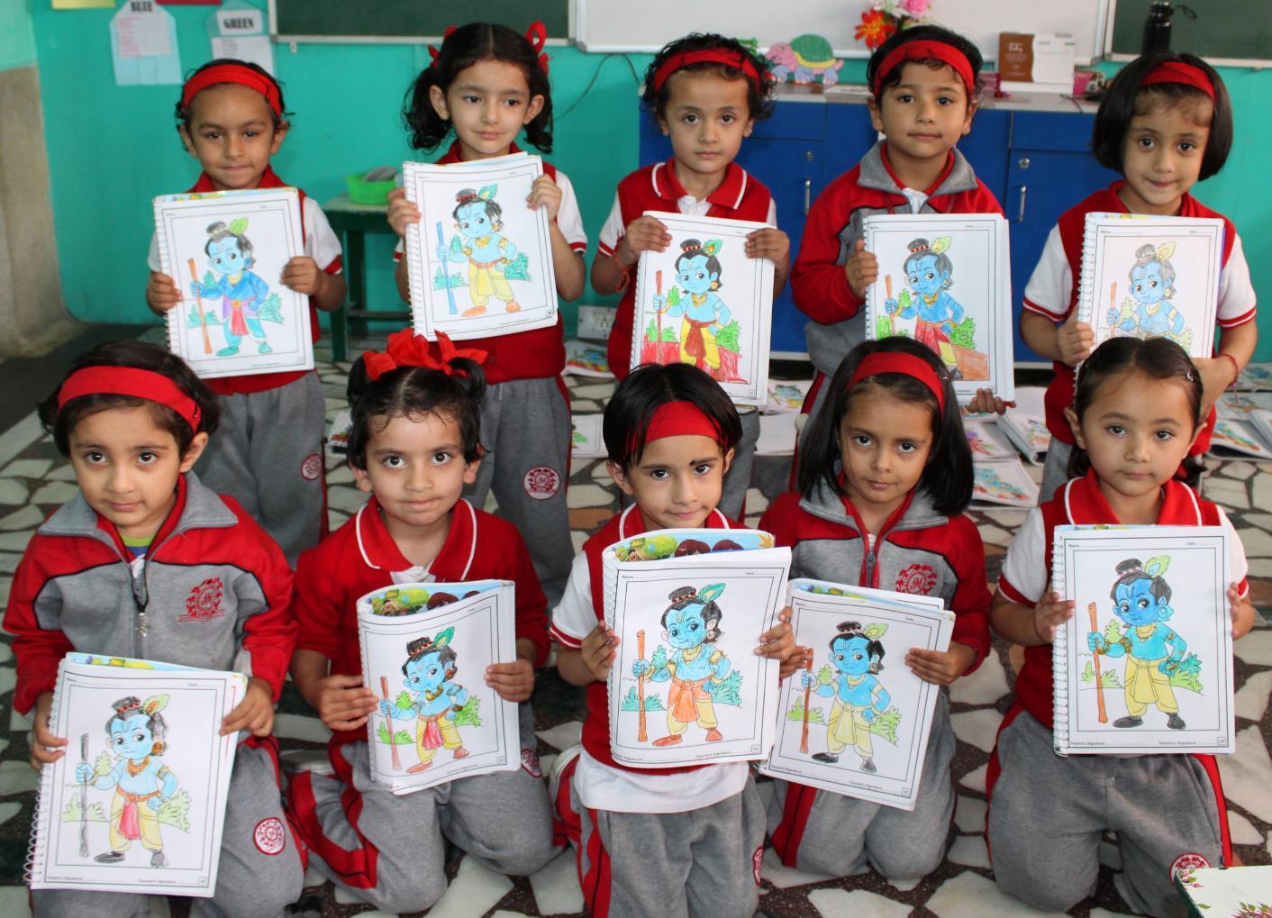 ACTIVITY ON JANMASHTAMI (NURSERY)