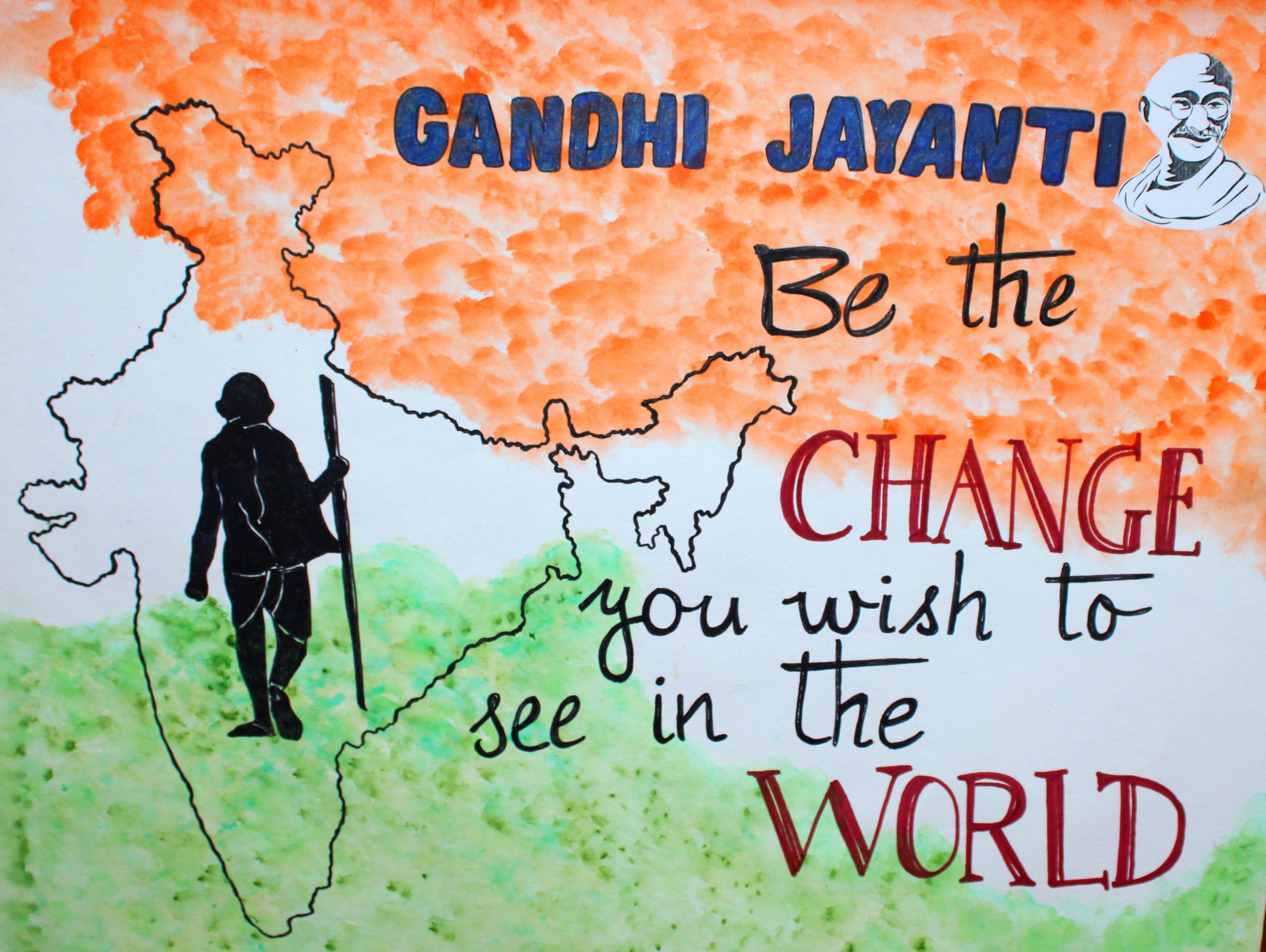 SPECIAL ASSEMBLY ON GANDHI JAYANTI (III ORCHID)