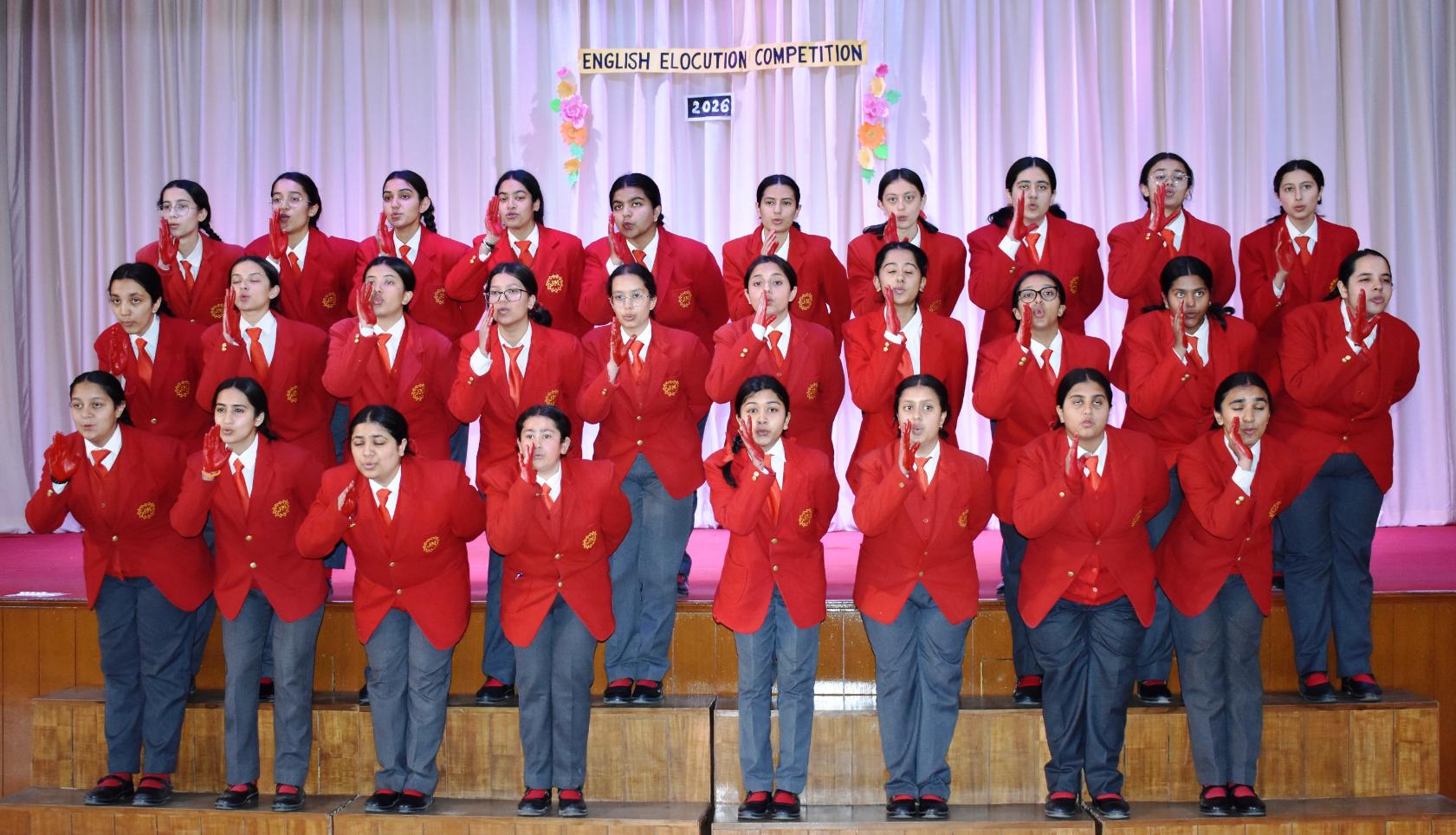 INTER-CLASS ENGLISH ELOCUTION COMPETITION (VI-XII)