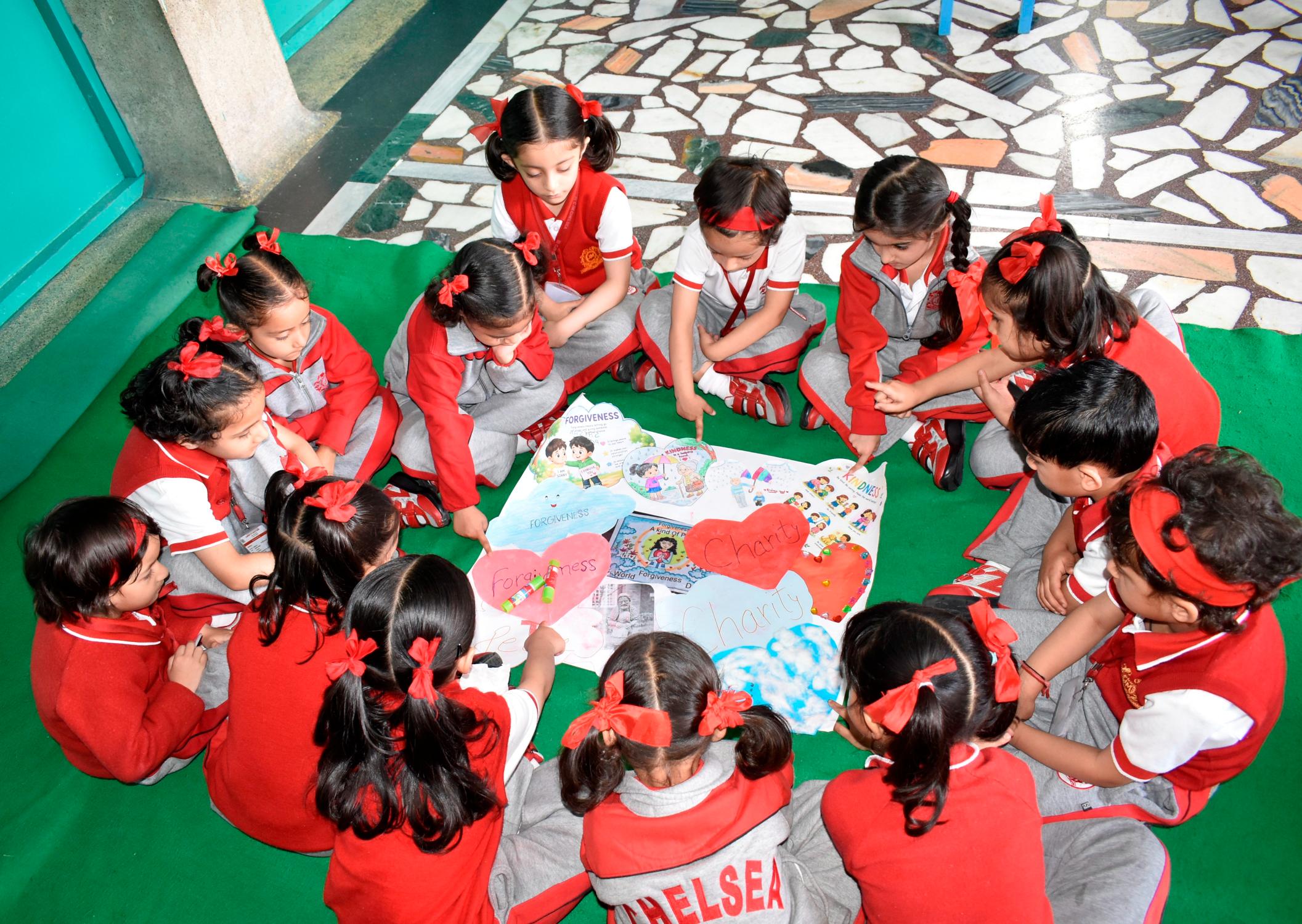 KINDERGARTEN ACTIVITY ON ST. CLAUDINE THEVENET