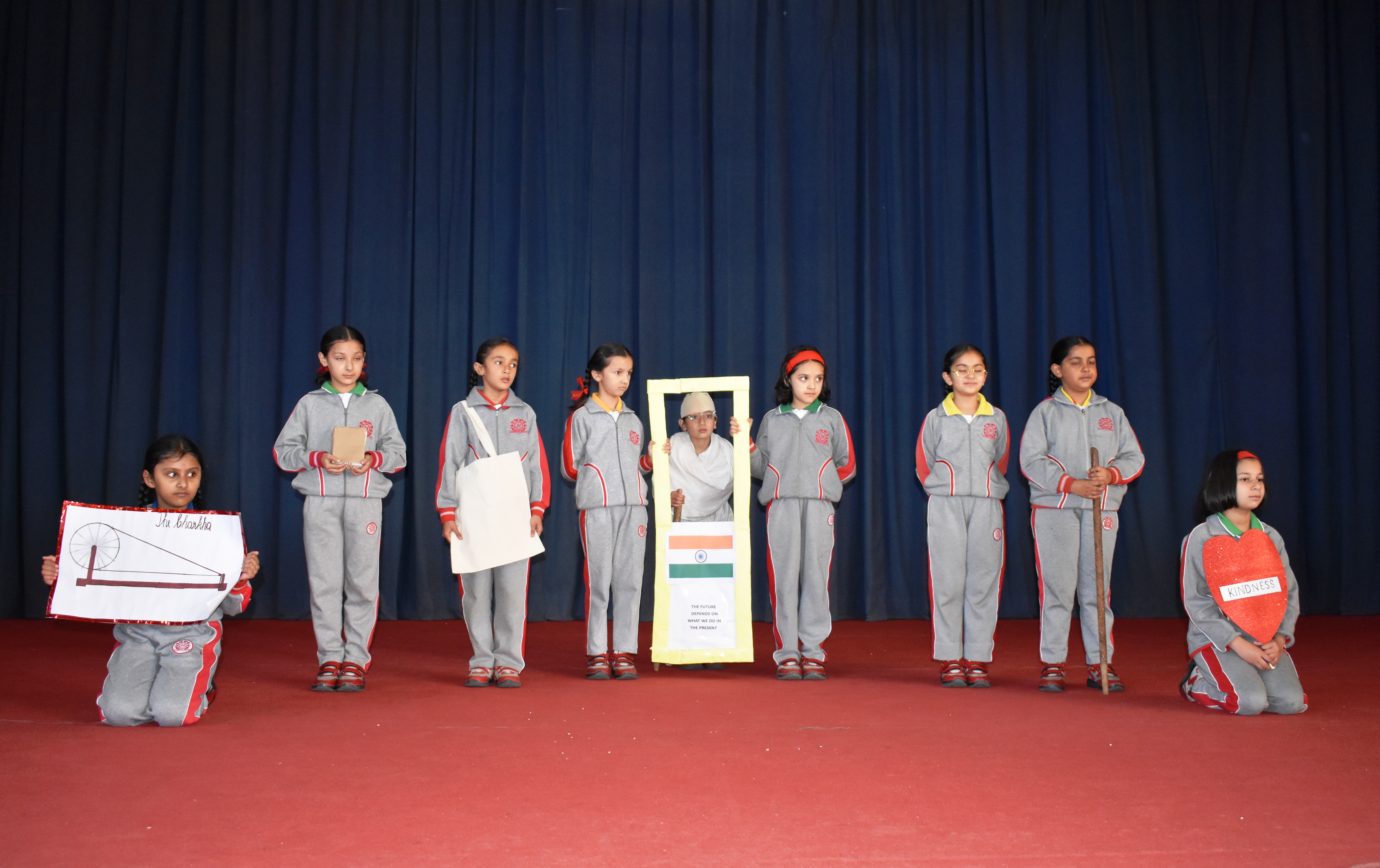 SPECIAL ASSEMBLY ON GANDHI JAYANTI (I-V)